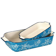 Diseño chino Hand-Painting Color Glazed Bakeware